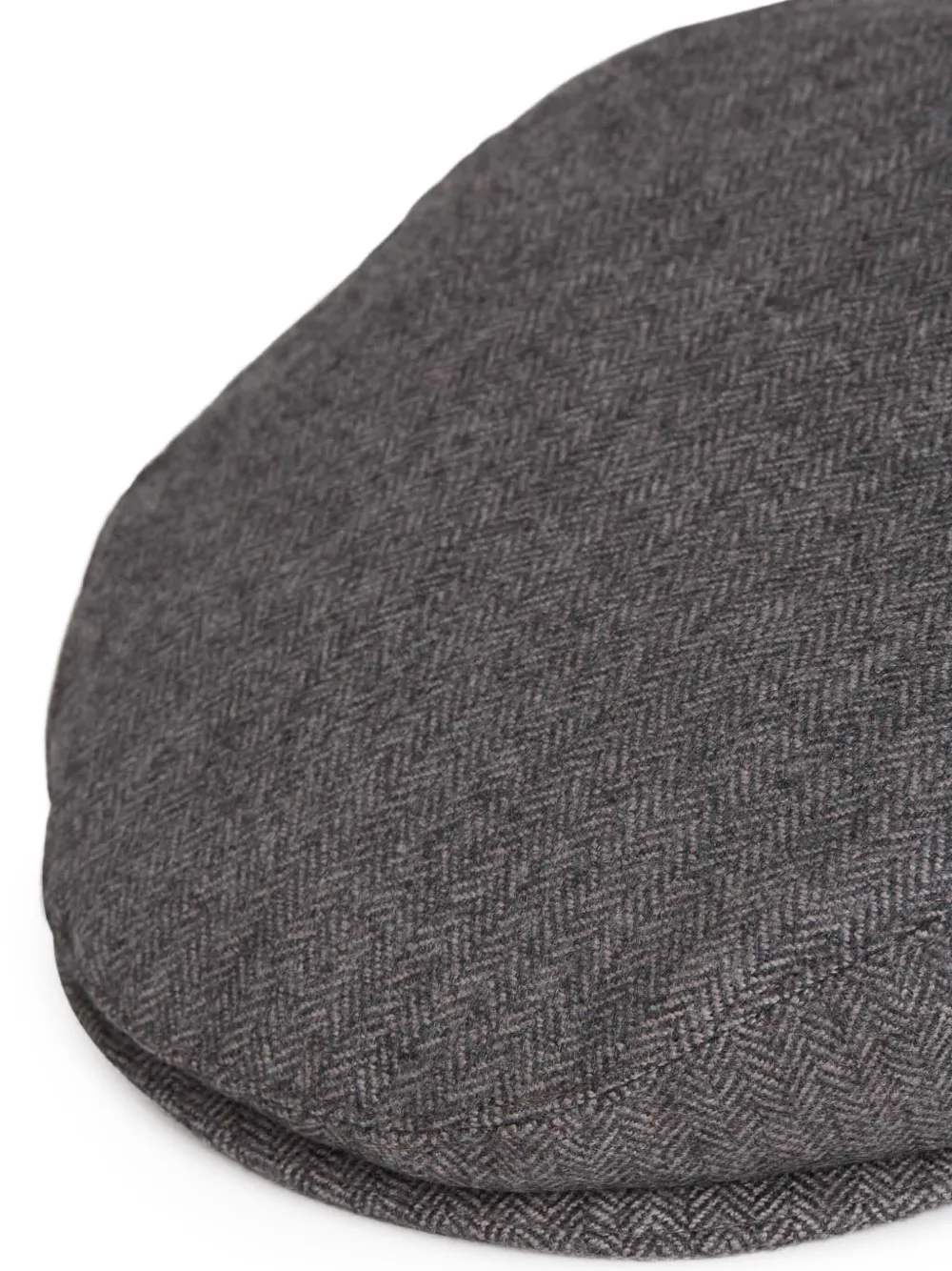 Muhlbauer James Herringbone-pattern Beret In Black