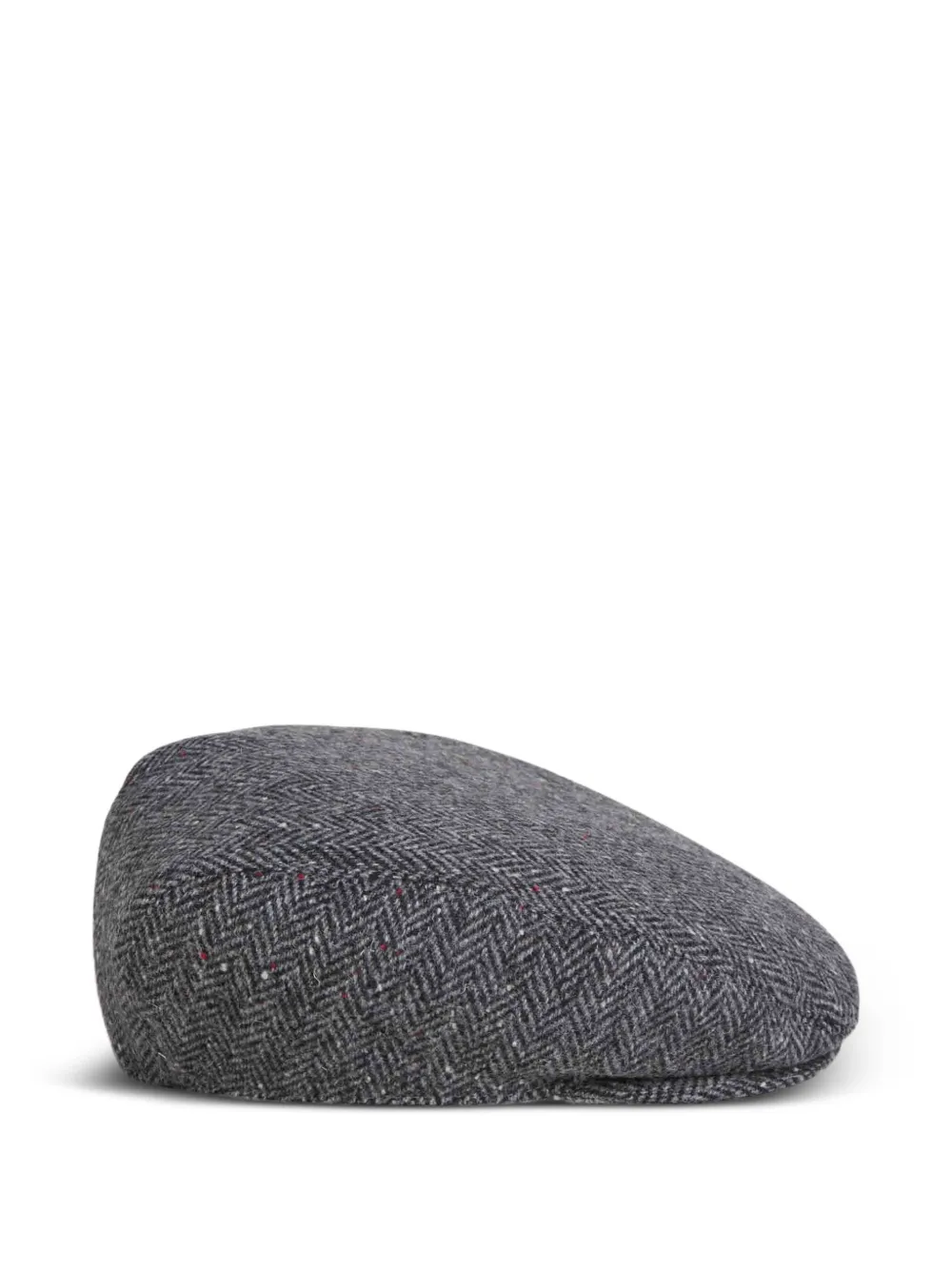 Muhlbauer Jaime Metallic-logo Beret In Gray