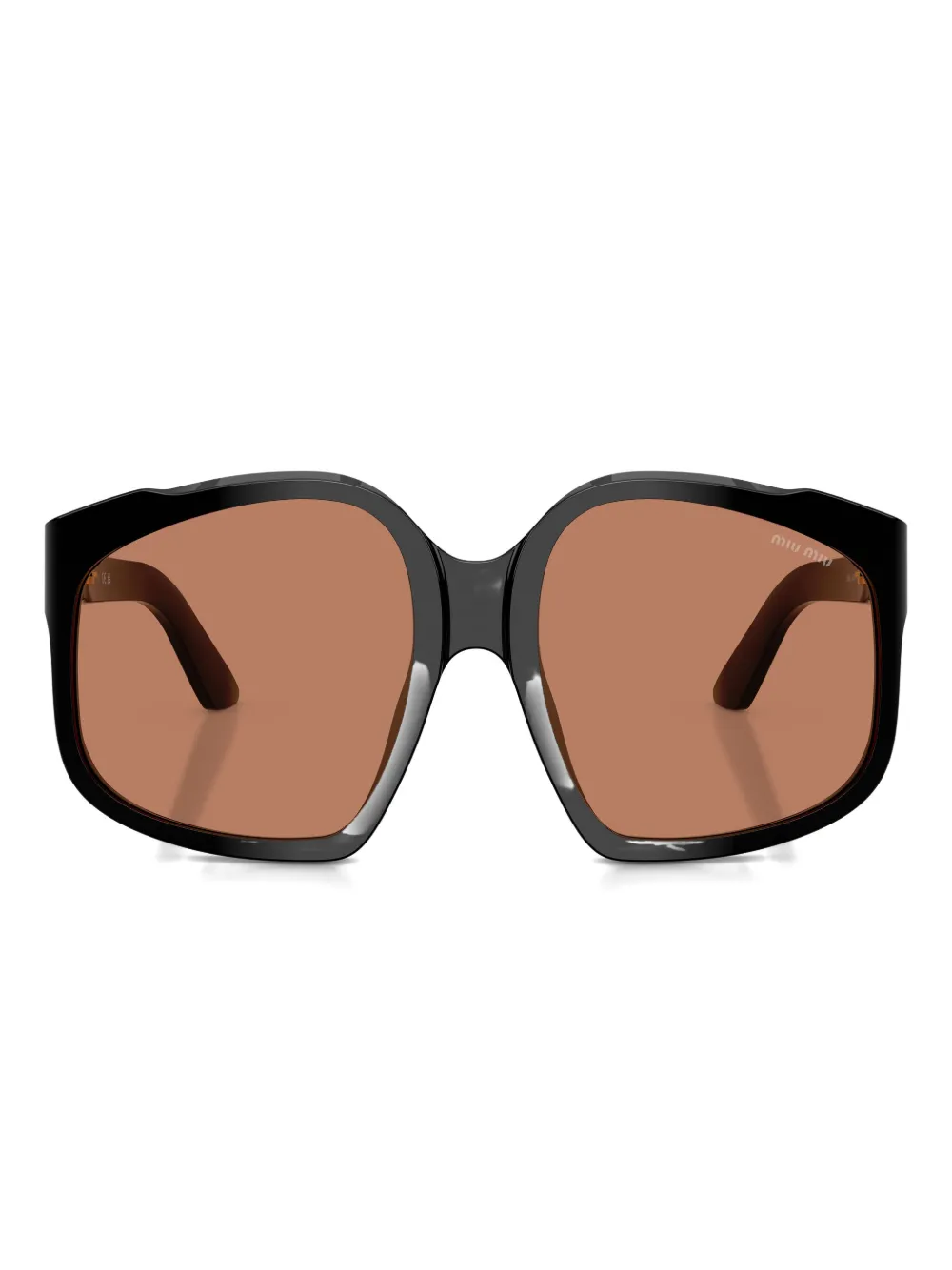 Miu Miu Eyewear oversize-frame sunglasses - Zwart