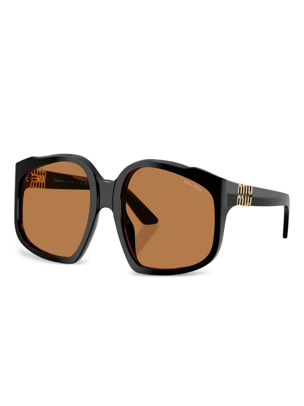 Miu Miu Eyewear lentes de sol con armazón oversize | negro | Image 1