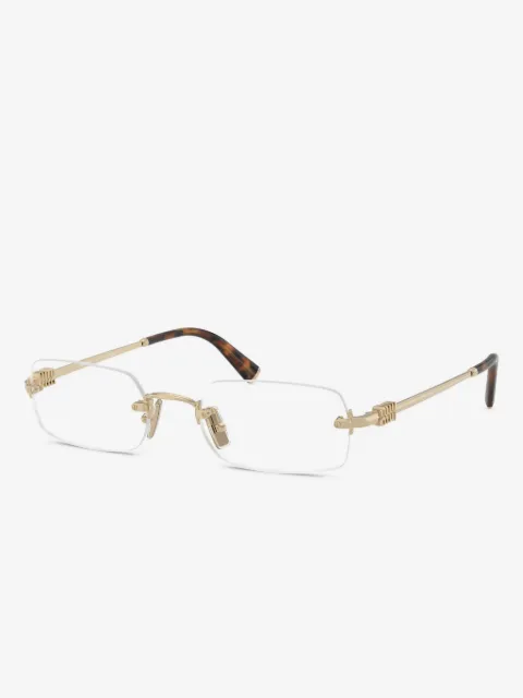 Miu Miu Eyewear rectangle-frame glasses