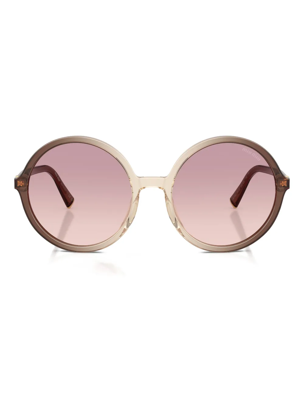 Miu Miu Eyewear round-frame sunglasses | Neutrals | Image 1