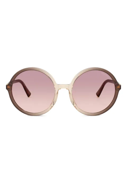 Miu Miu Eyewear lentes de sol con armazón redonda