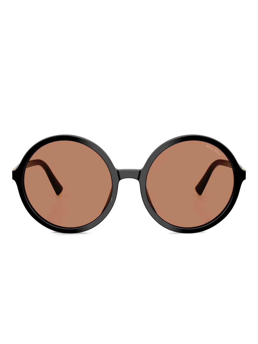 Miu Miu Eyewear lentes de sol con armazón redonda | negro | Image 1