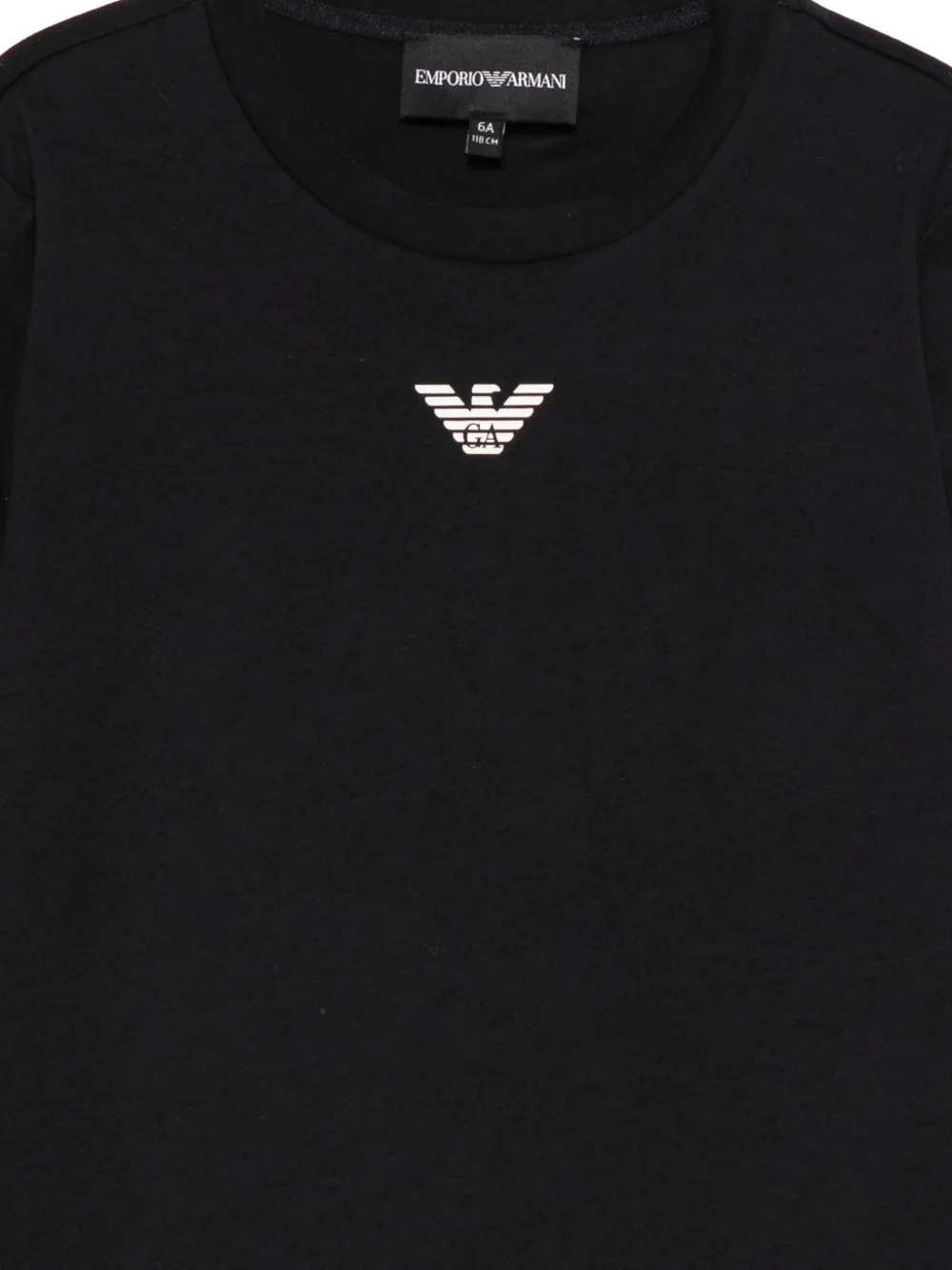 Emporio Armani Kids Top met logo Blauw