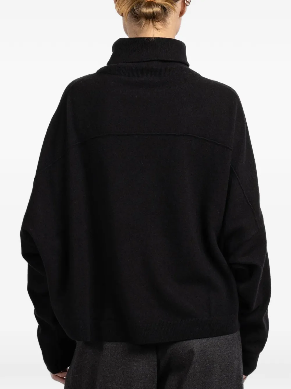  Dusan Iconic Roll-neck Sweater - Black 