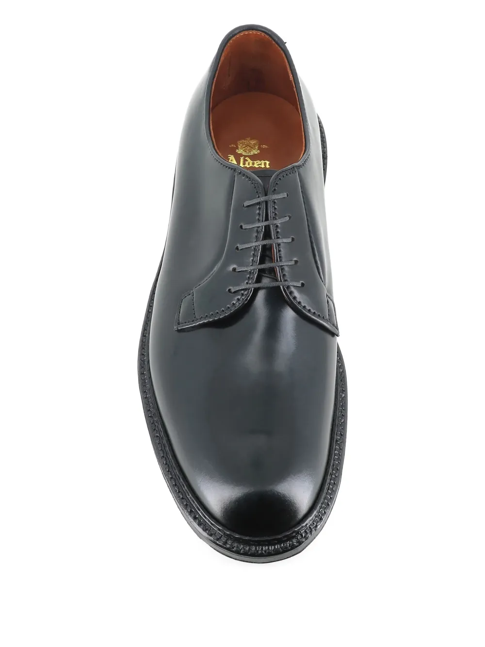 Alden 9901 leather derby shoes Zwart