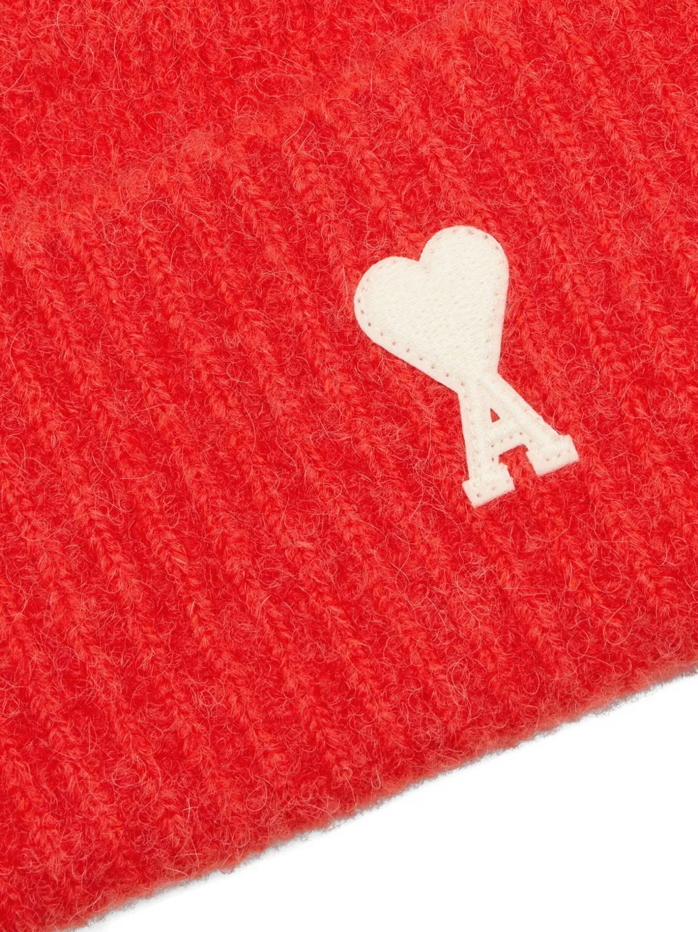 AMI Paris Muts met logo Rood