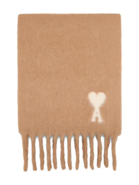 AMI Paris Ami de Coeur scarf