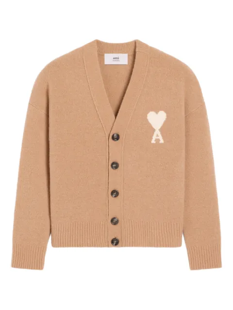 AMI Paris Ami de Coeur knitted cardigan