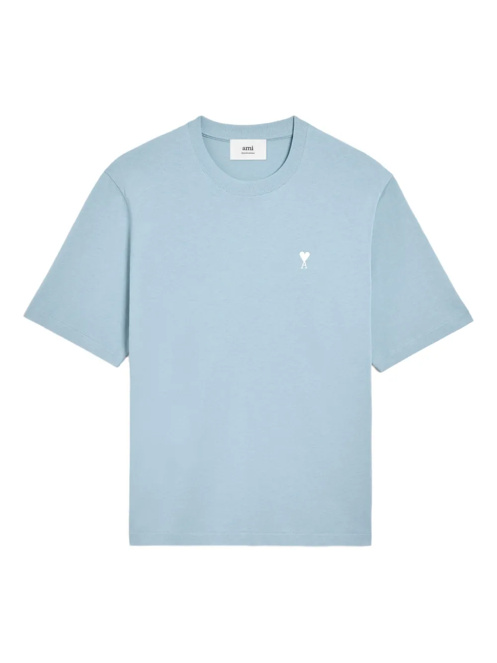 AMI Paris Ami de Coeur cotton T-shirt | Blue | Image 1