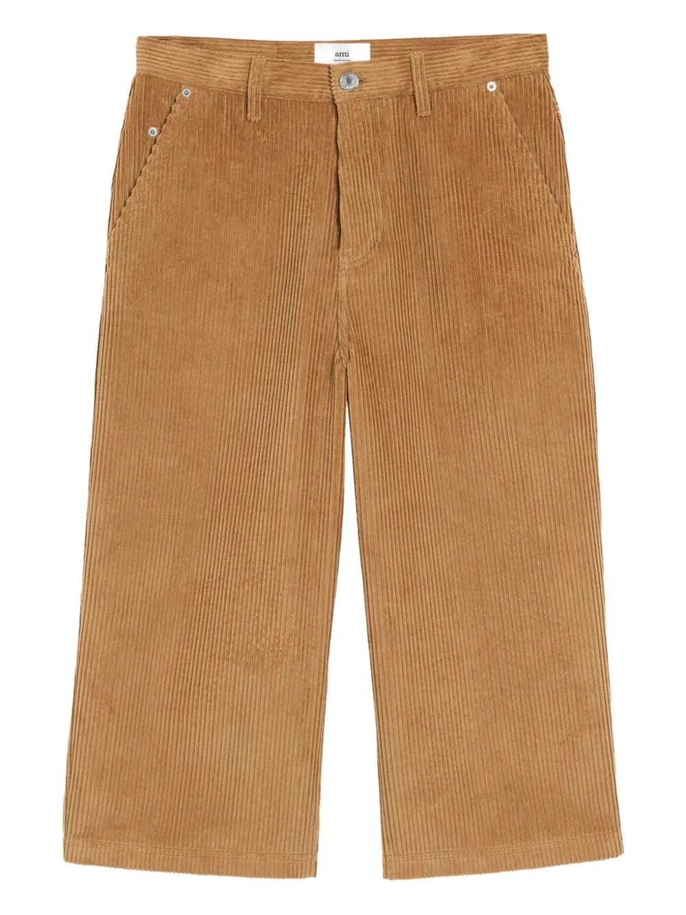 AMI Paris corduroy Bermuda shorts - Brown