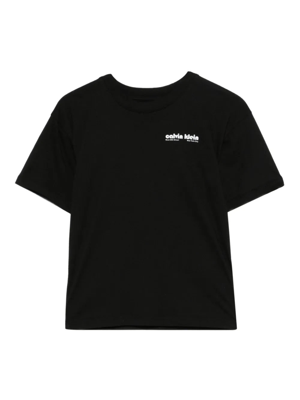 Calvin Klein Kids short-sleeve logo T-shirt - Nero