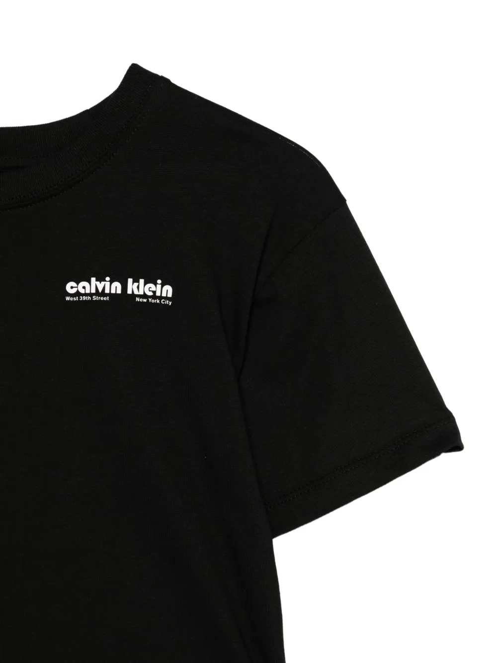 Calvin Klein Kids T-shirt met logo Zwart