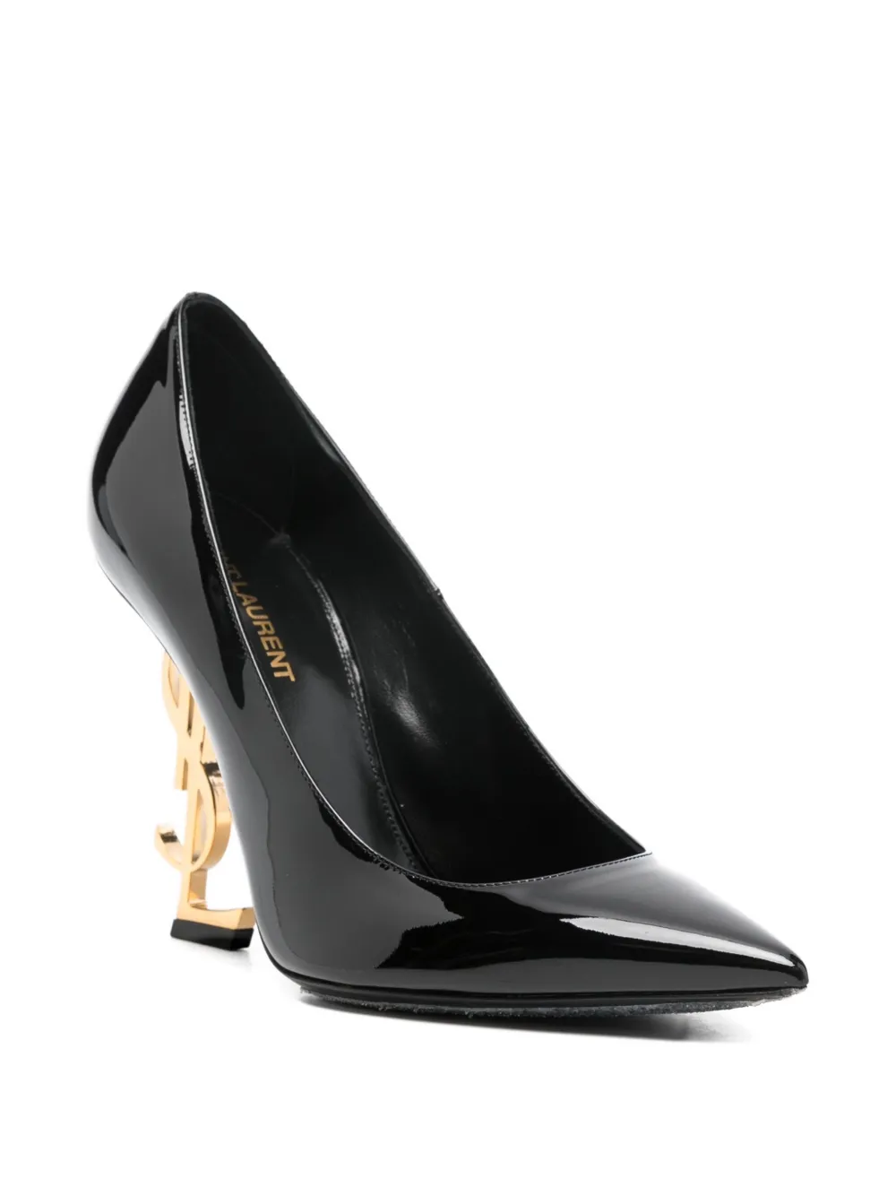 Saint Laurent Pre-Owned 110 mm Opyum leren pumps - Zwart