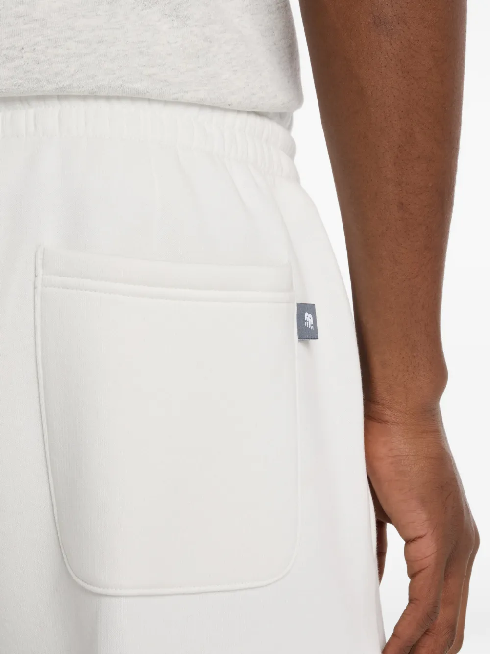 New Balance Graphic fleece broek Wit