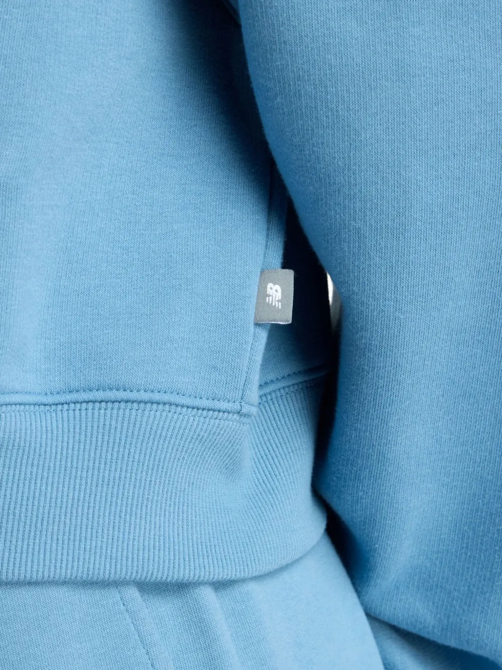 New Balance Linear Heritage hoodie met rits Blauw