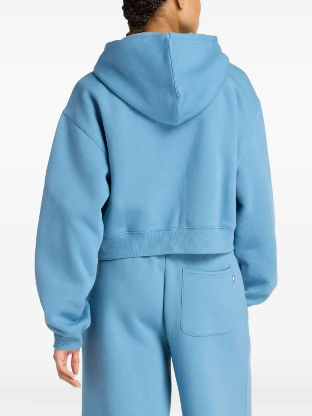 New Balance Linear Heritage hoodie met rits Blauw