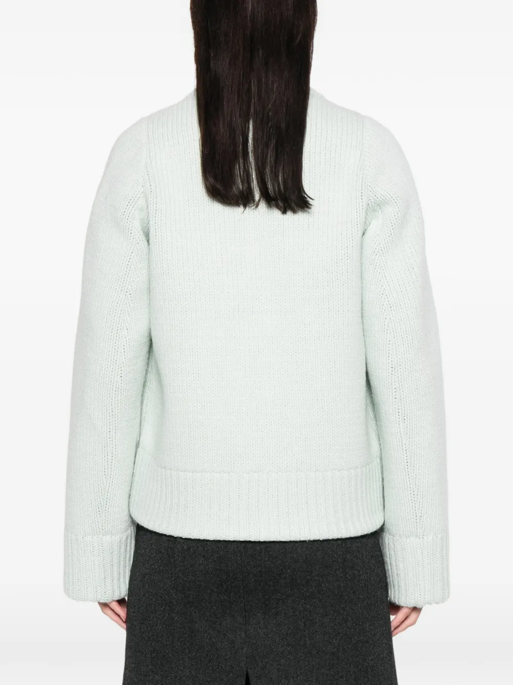 N°21 Pocket Button Cardigan In Green