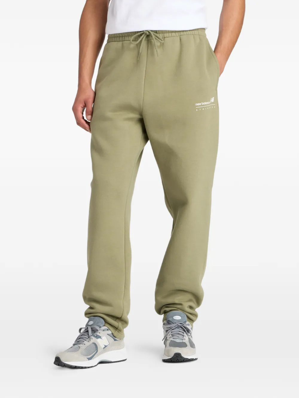 New Balance logo-detail joggers - Verde