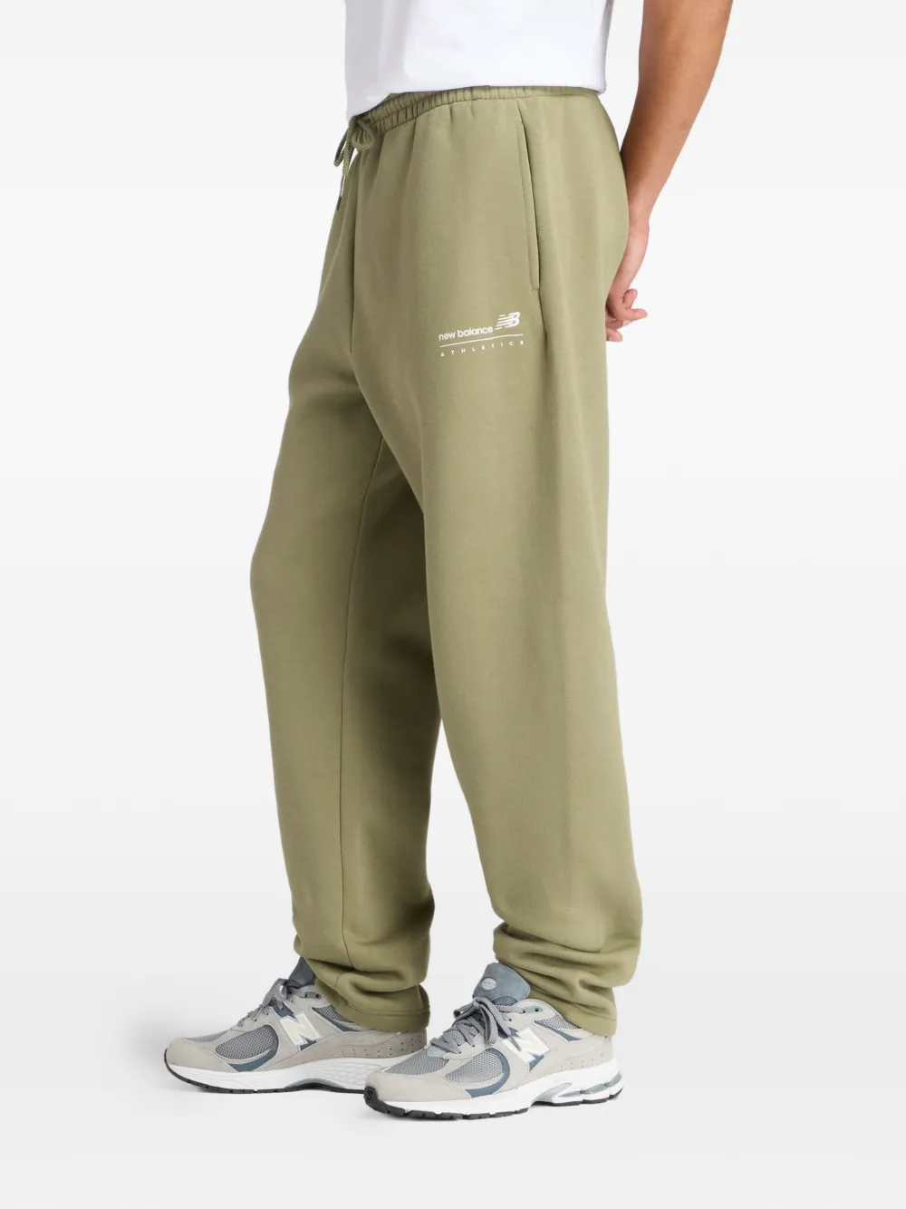 New Balance Joggingbroek met logodetail Groen