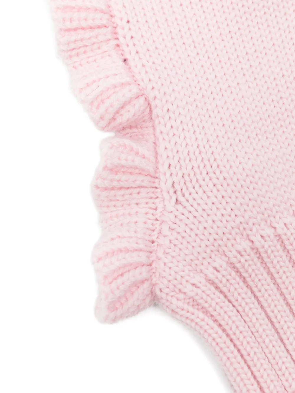 cuffie regina Bivakmuts met ruches Roze
