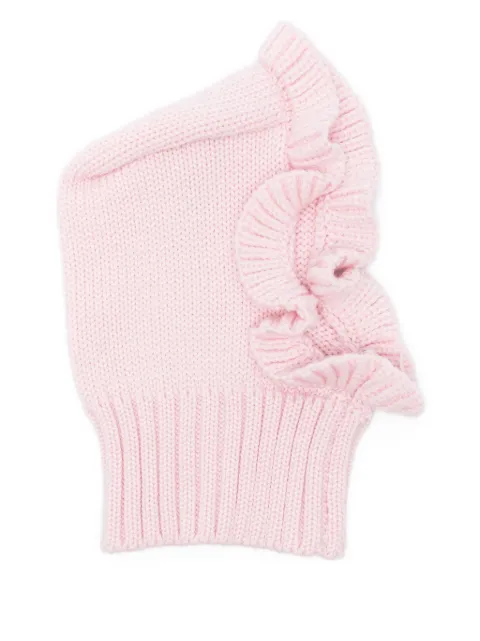 cuffie regina ruffled balaclava
