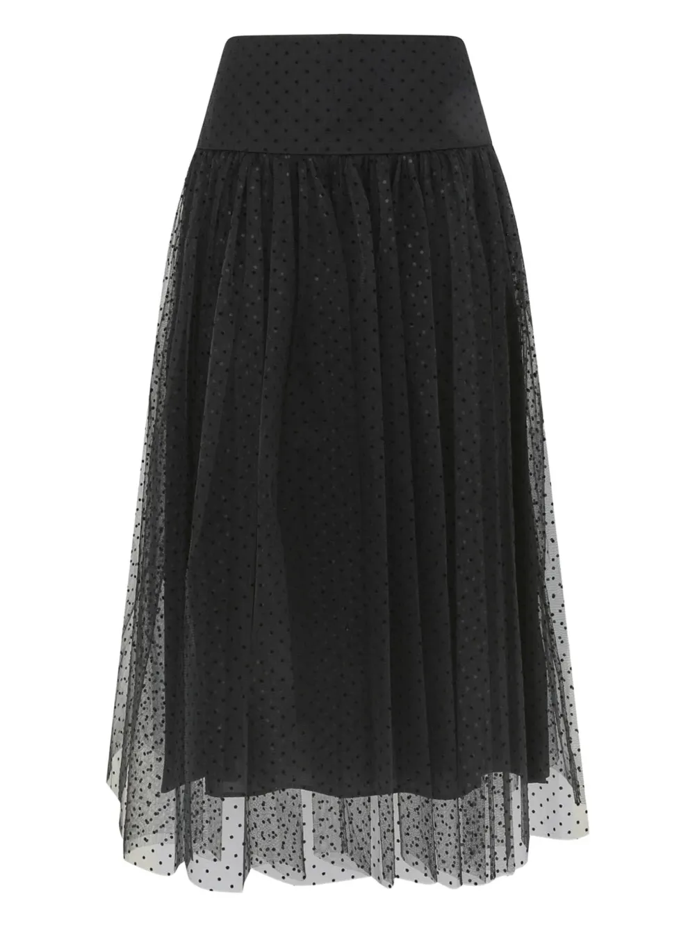ZIMMERMANN polka-dot midi skirt - Nero