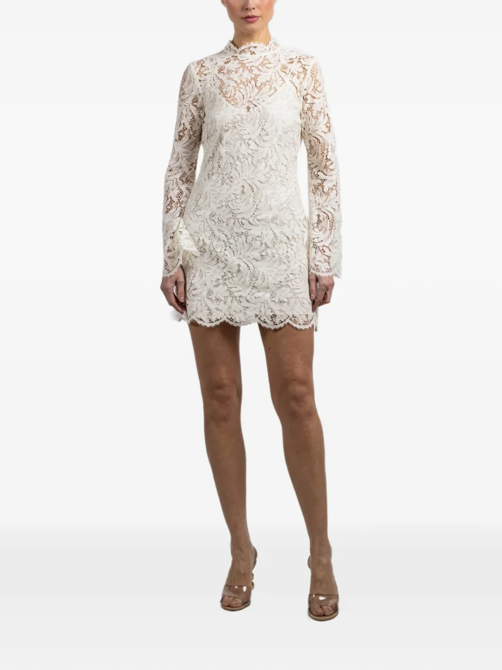 A.L.C. Eden lace detailing dress - Bianco