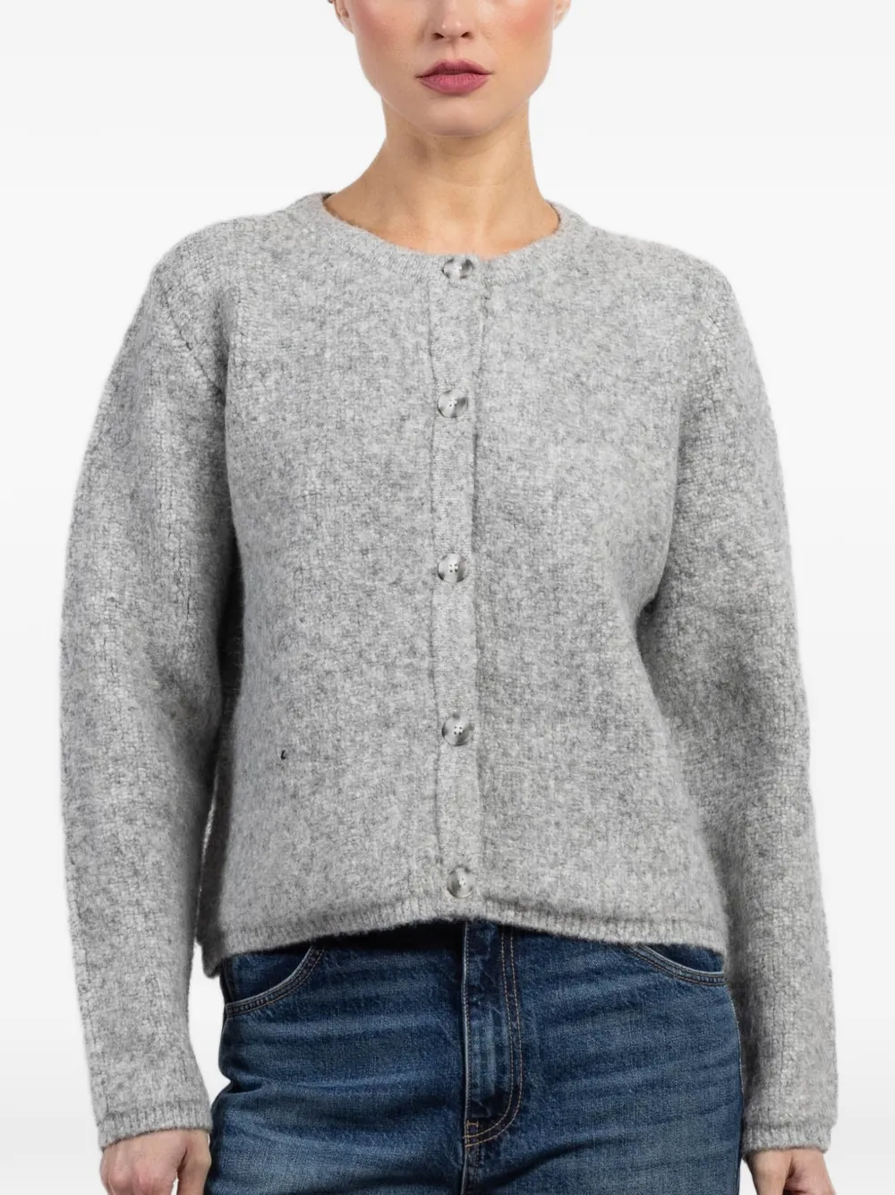 Lyla + Luxe buttoned knitwear - Grau