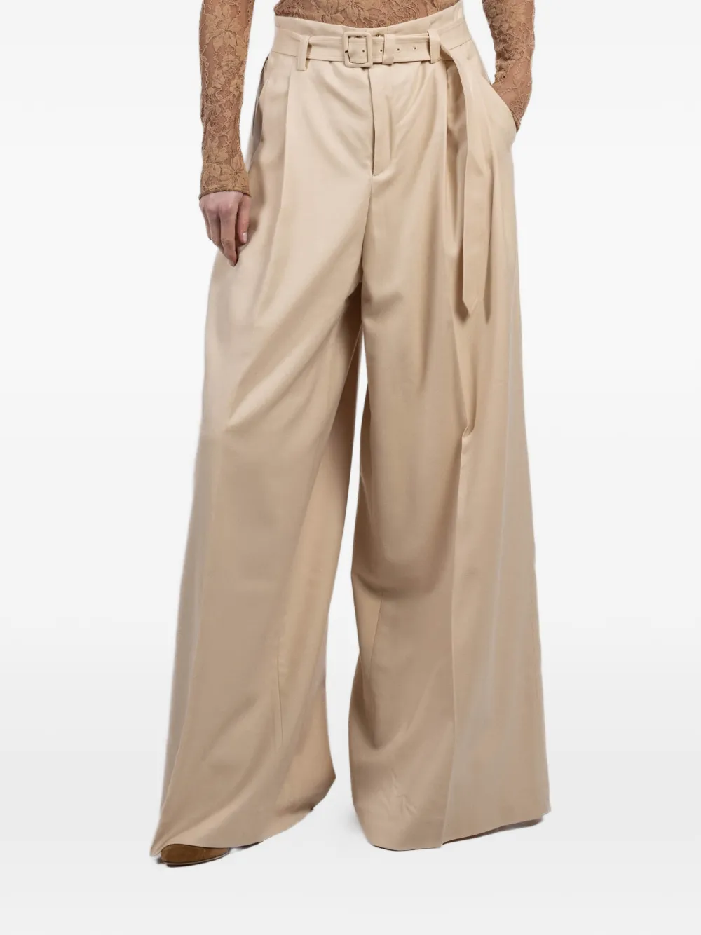 ZIMMERMANN belted trousers - Toni neutri