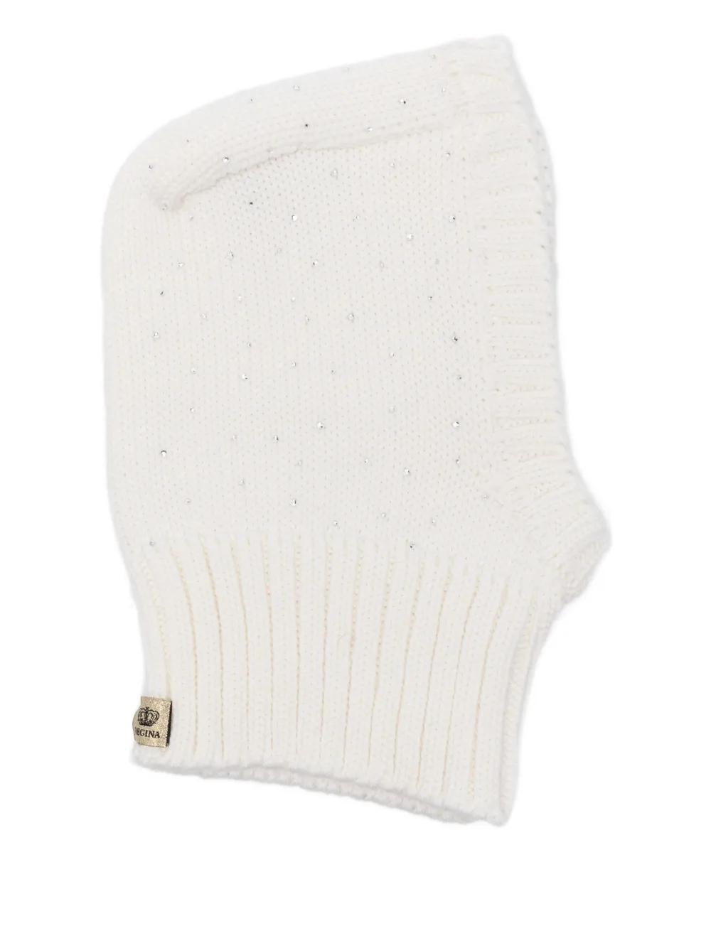 Cuffie regina glitter balaclava - Wit
