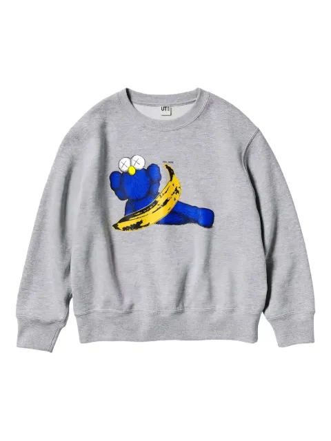 KAWS x Uniqlo Warhol banana-graphic sweatshirt