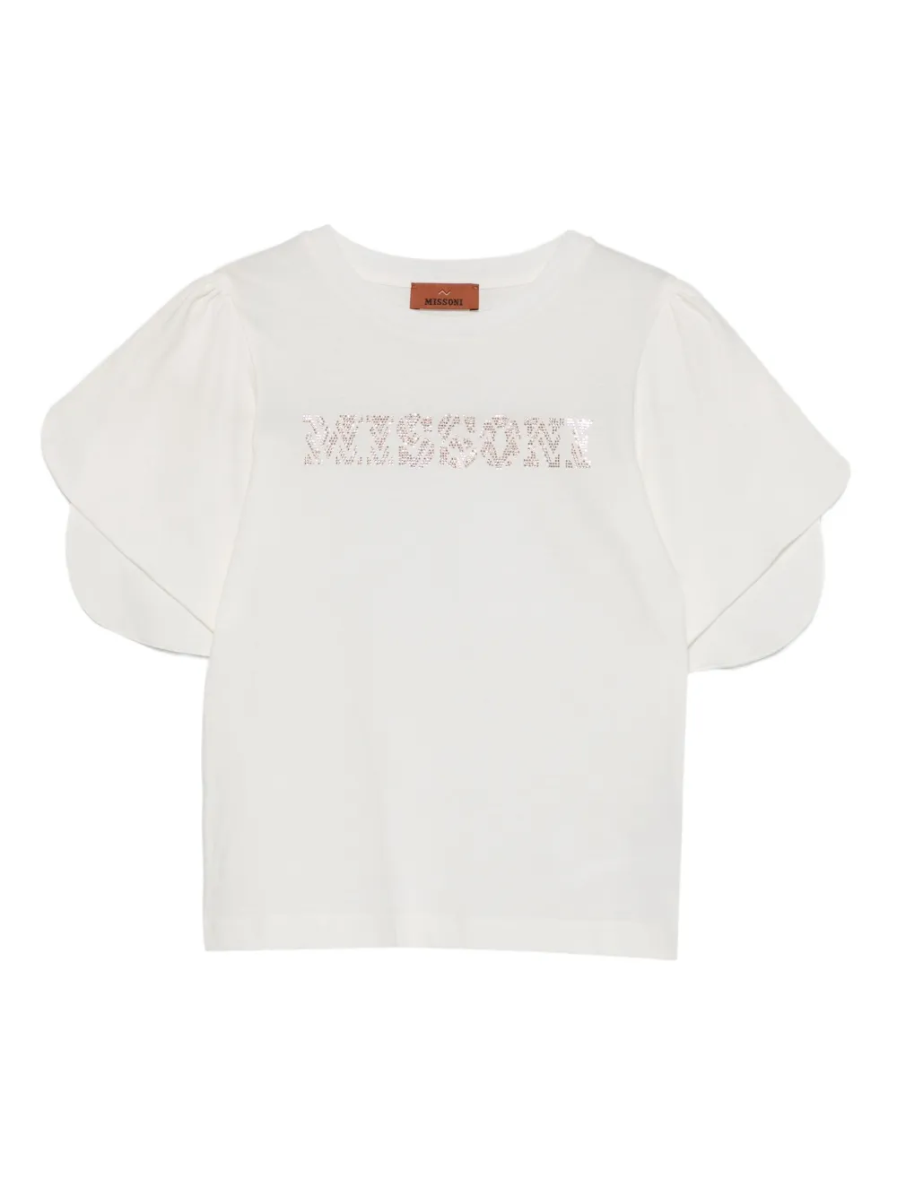 Missoni Kids logo short-sleeve T-shirt - Bianco