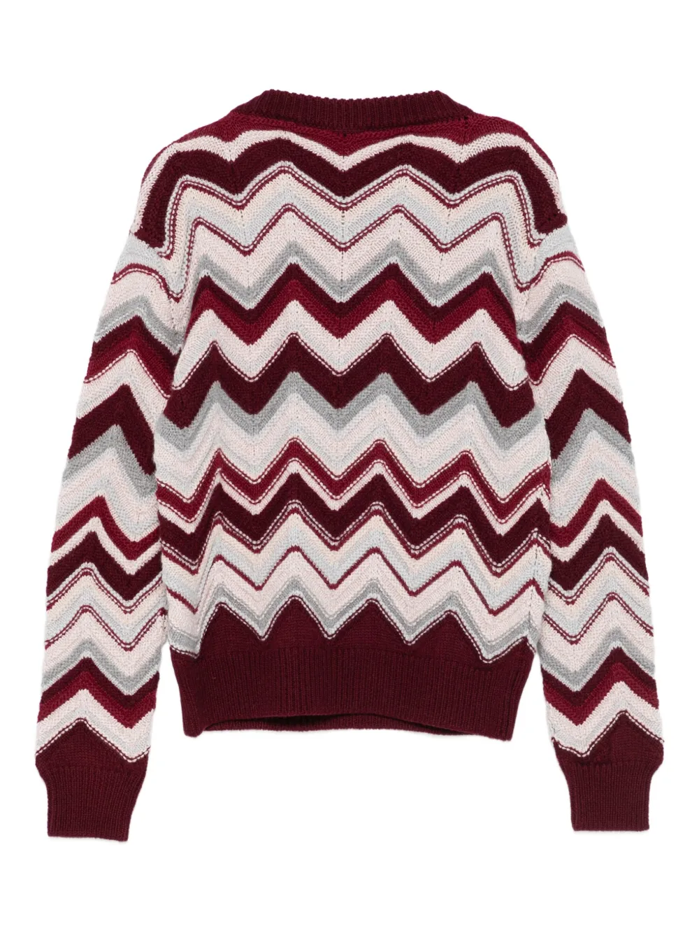 Missoni Kids Trui met zigzag-print Rood