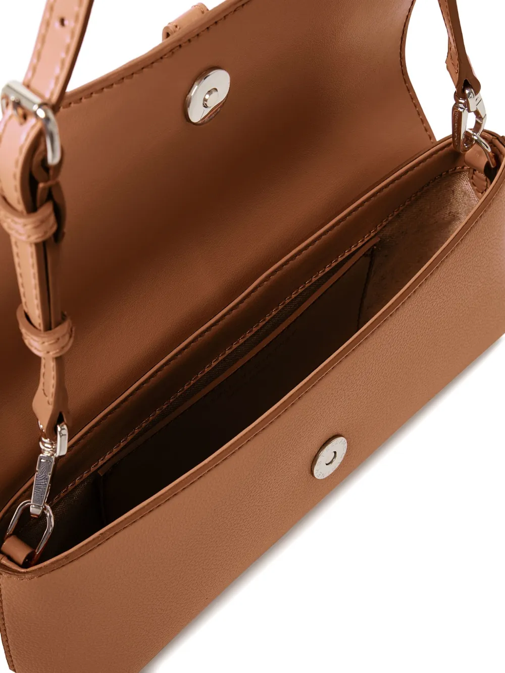 Stella Mccartney Ryder Padlock-detail Shoulder Bag In Brown