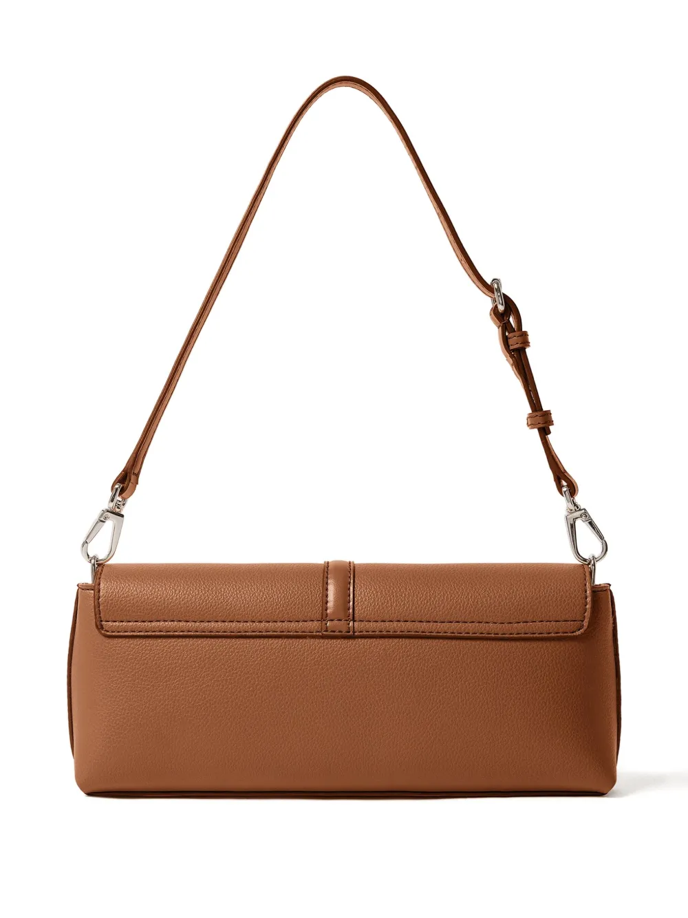 Stella Mccartney Ryder Padlock-detail Shoulder Bag In Brown