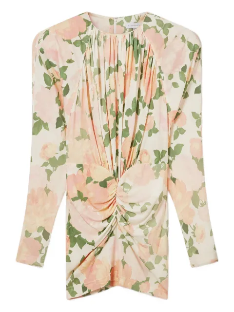 Stella McCartney floral gathered mini dress