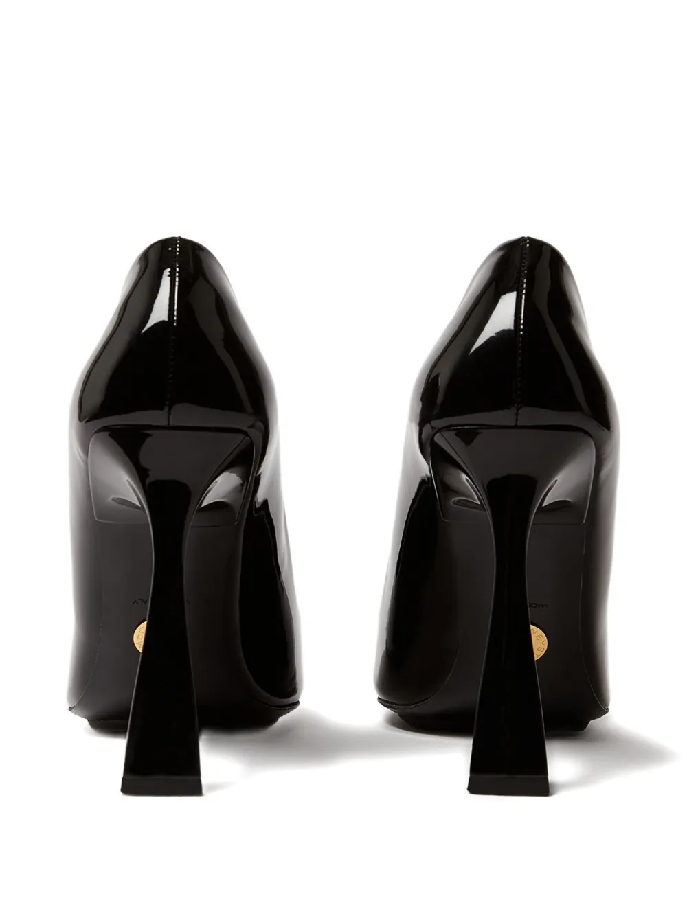 Stella Mccartney 103mm Elsa Patent Pointed-toe Heeled Pumps In Black