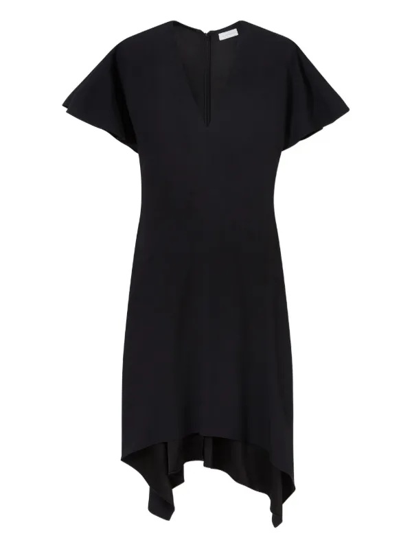 blue flowing beauty embroidered long sleeve midi dress Good Intentions Navy Blue Floral Midi Dress – Shop the Mint
