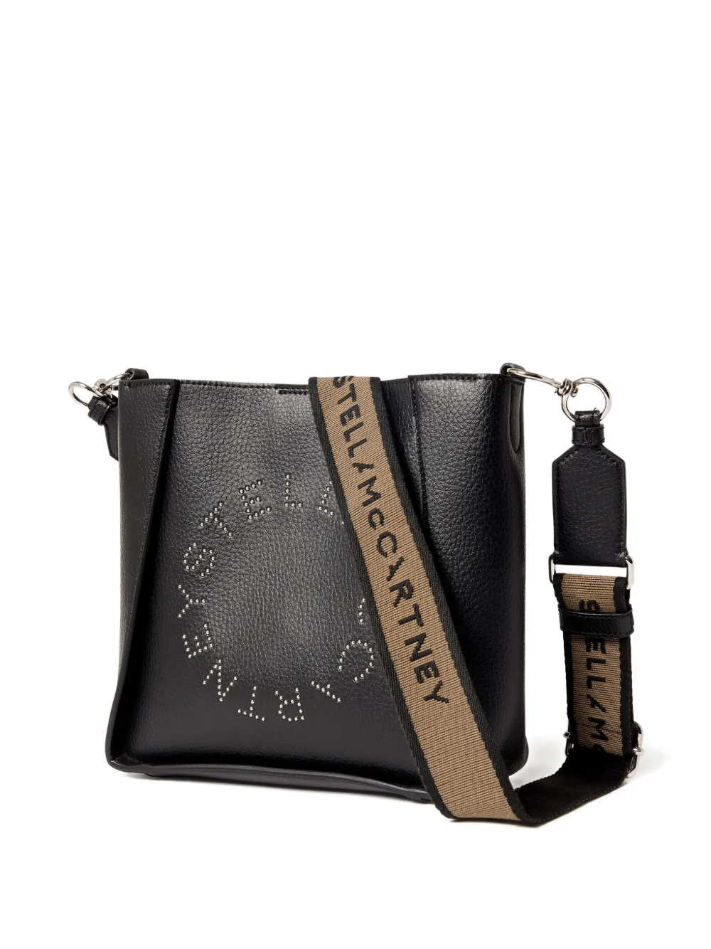 Stella McCartney Crossbodytas met logodetail Zwart