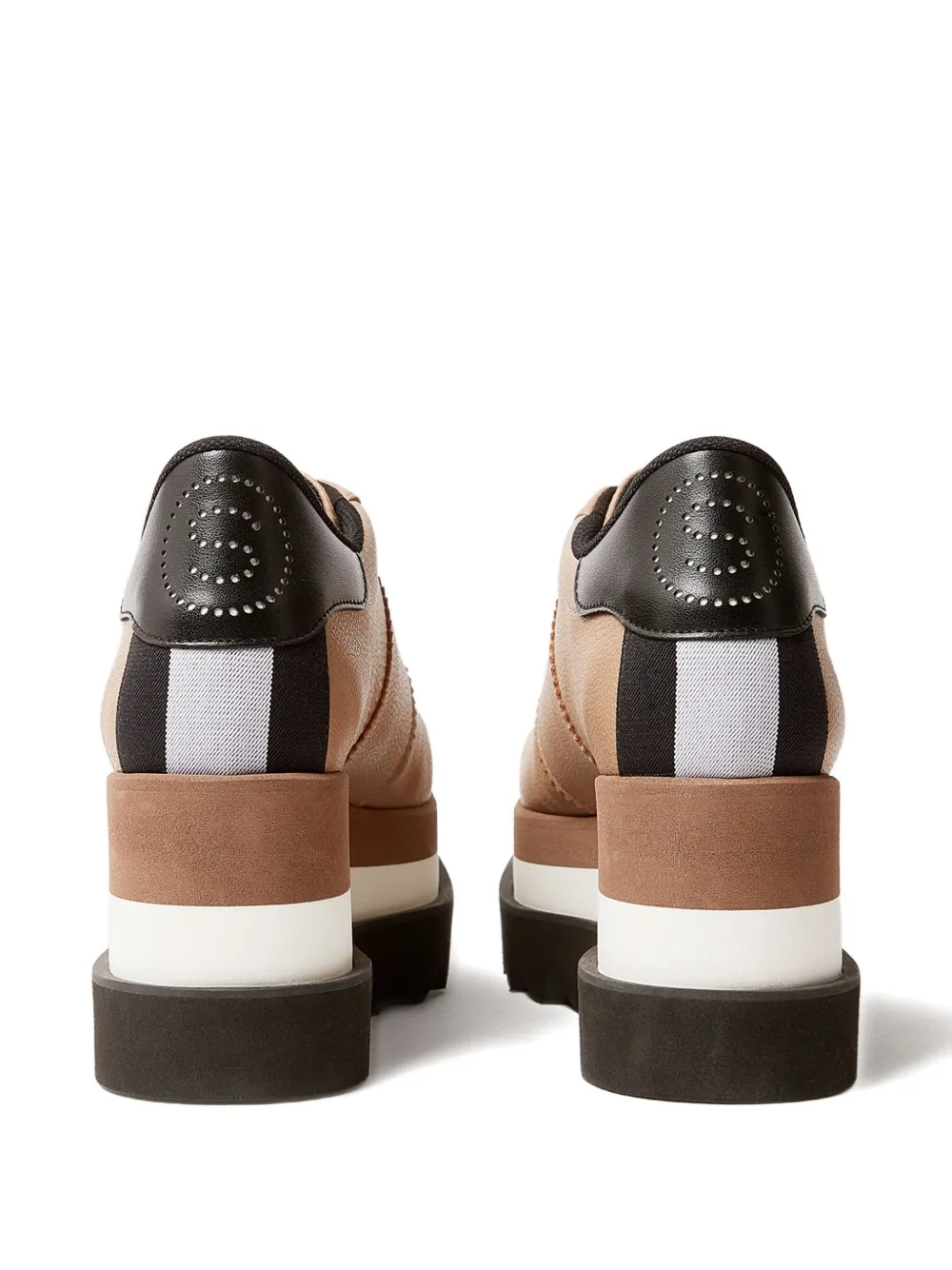 Stella Mccartney 55mm Sneak-elyse Platform Sneakers In Neutral