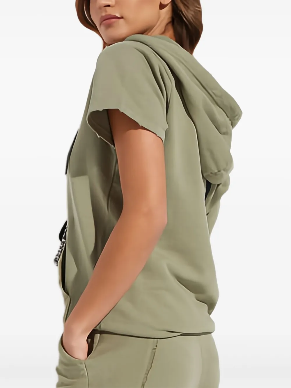 SEROYA T-shirt met capuchon Groen