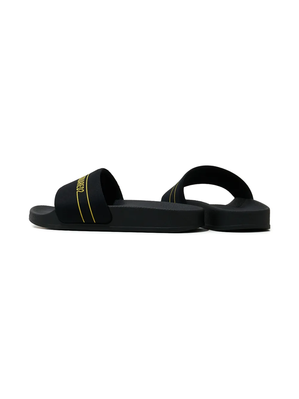 DSQUARED2 KIDS Teenslippers met logo-bandje Zwart