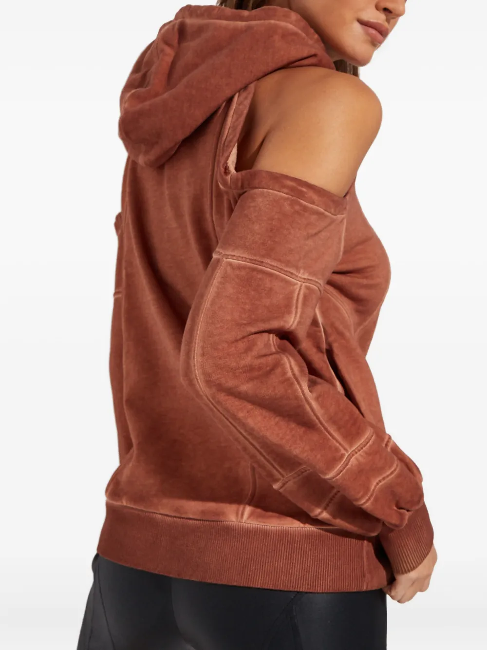 Retrofête Badstof hoodie Bruin