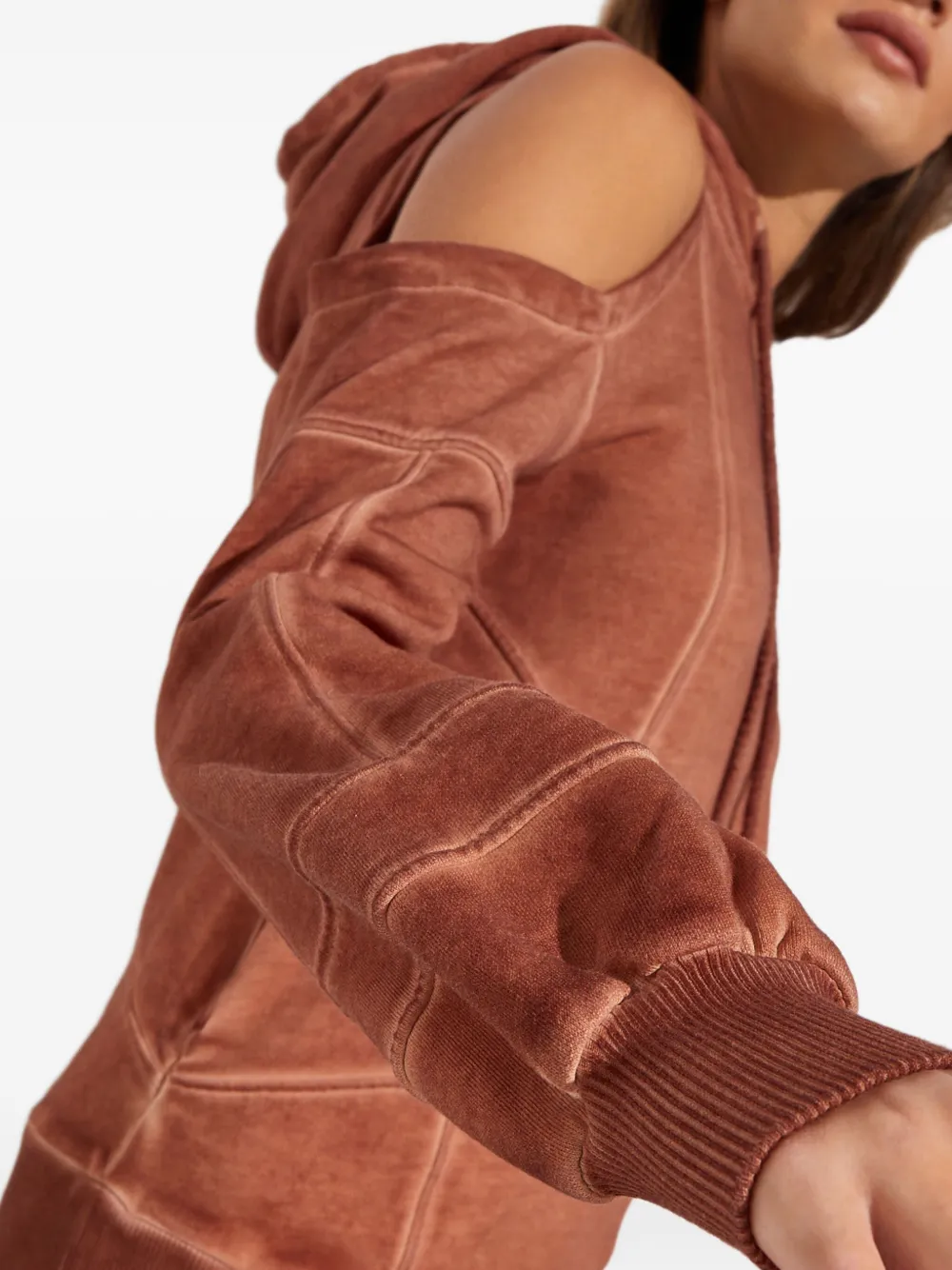 Retrofête Badstof hoodie Bruin