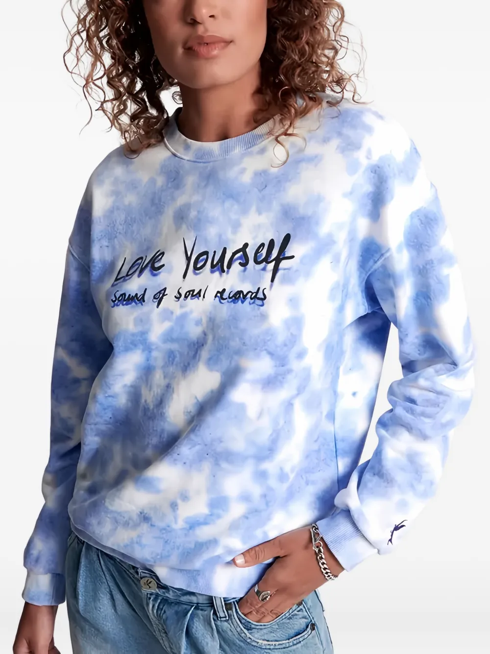 One Teaspoon sudadera de cuello redondo con estampado tie-dye | Sudaderas | Image 2