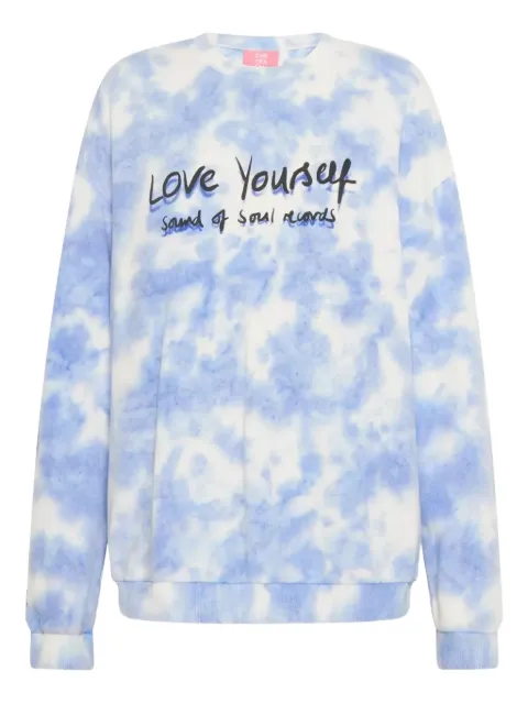 One Teaspoon sudadera de cuello redondo con estampado tie-dye 