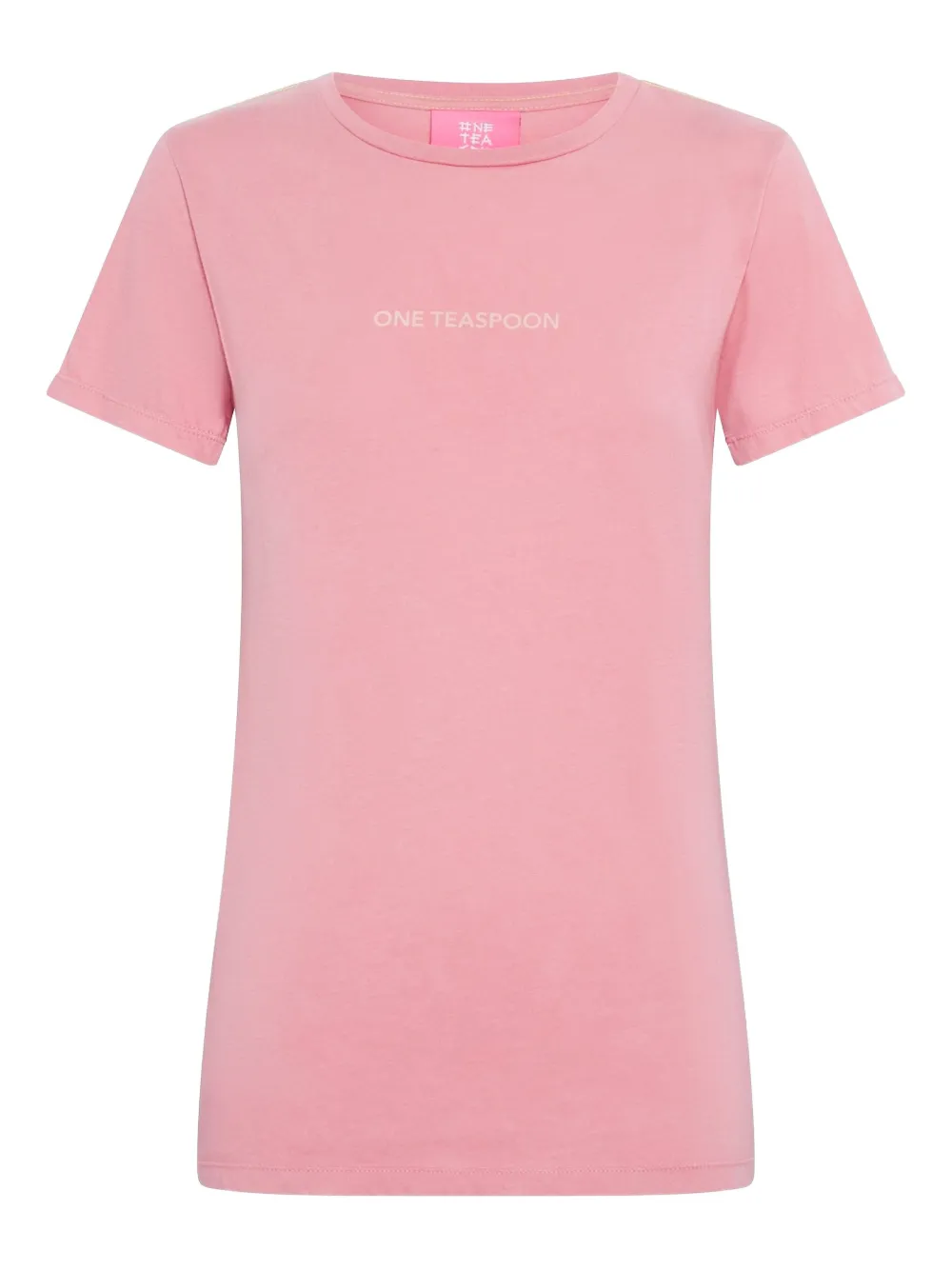 One Teaspoon playera con logo estampado | rosado | Image 1