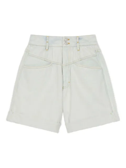 Kenzo logo-patch denim short